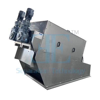 Energooszczędna ślimakowa prasa do odwadniania osadu 1kW 220V-380V