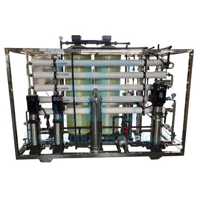 Woda czysta przemysłowa Filtr wodny odwróconej osmozy 1m3/h-200m3/h 300 kg