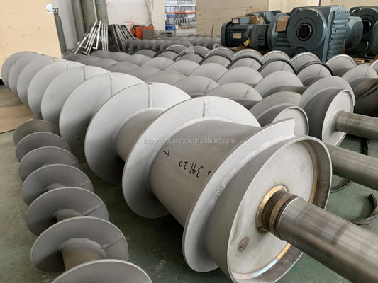 12000L/H Sprzęt do odwodniania osadów śruby do instalacji komunalnych