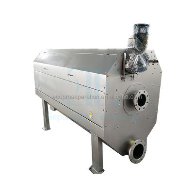 85L/H Internally Feeded Rotary Drum Screen SUS304 0,75kw Rotating Drum Screen