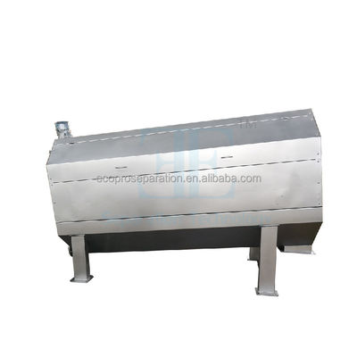 85L/H Internally Feeded Rotary Drum Screen SUS304 0,75kw Rotating Drum Screen