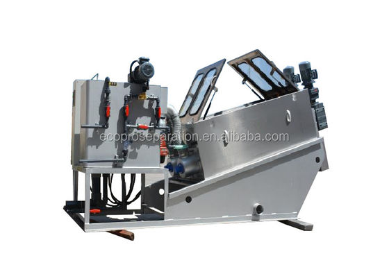 Śrubowa prasa odwadniająca osadów ściekowych do oczyszczania ścieków przemysłowych