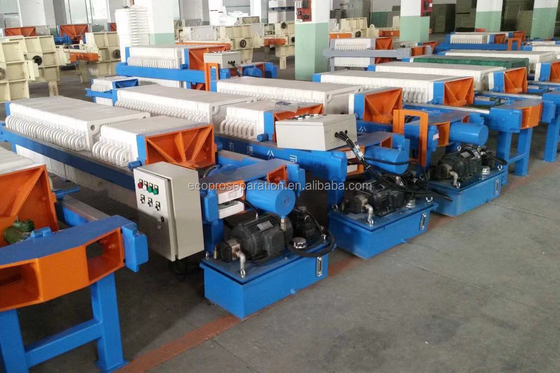 Ręczna hydrauliczna prasa filtracyjna 6m2 do odwadniania osadów 220V-415V