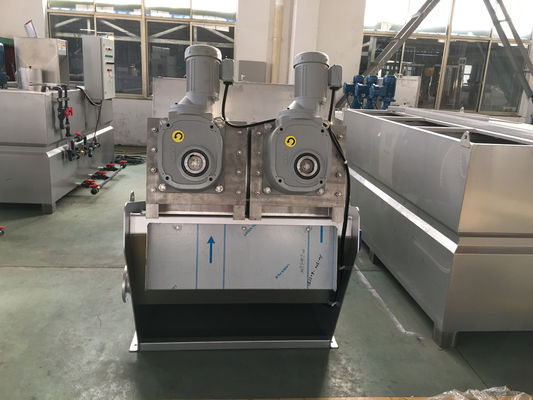 Prasa śrubowa do odwadniania osadu 2.4-30m3/h SUS304