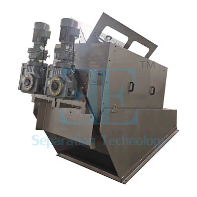 Prasa śrubowa do odwadniania osadu 10-150m3/h 220V-380V