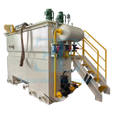 3600*1700*1850mm Specification DAF System with 0.1kw Skimmer and 0.55kw Coagulate Agitator for Water Treatment